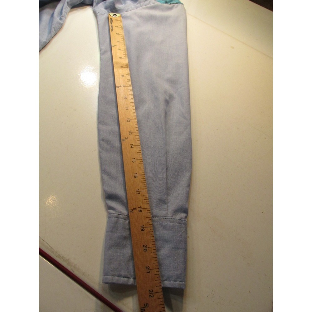 Wrangler Cowboy Cut Western Pearl Snap Shirt Mens 15.5x34 Blue Plaid Yoke VTG - Picture 13 of 16